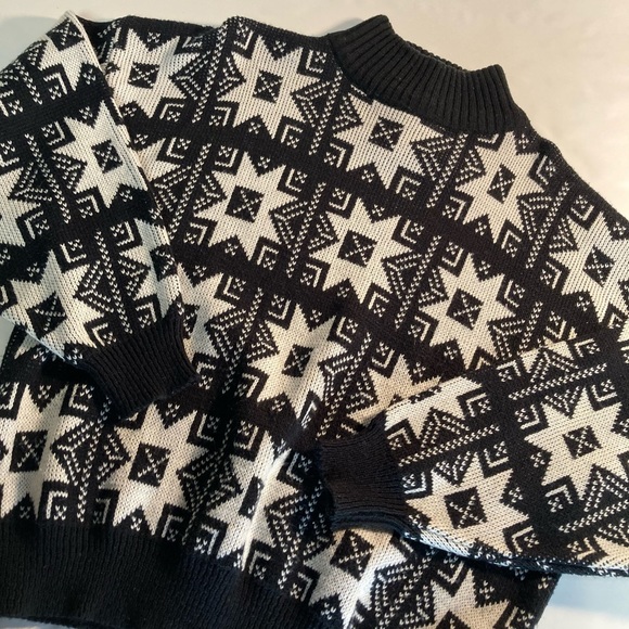 Vintage 80s For Situations Womens M  Acrylic Knit Pullover Sweater Crewneck - Picture 1 of 4